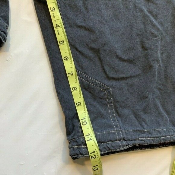 Bugle Boy Carpenter Shorts Mens 36 Relaxed Long Skater Hip Hop Work Utility Gray - Picture 10 of 12